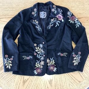 NWT embroidered Jacket